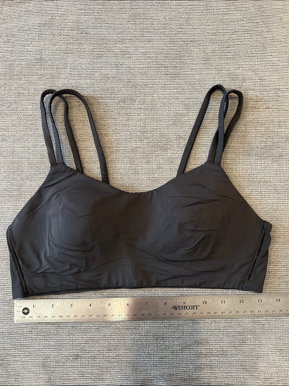 Lululemon Black Double Strap Sports Bra